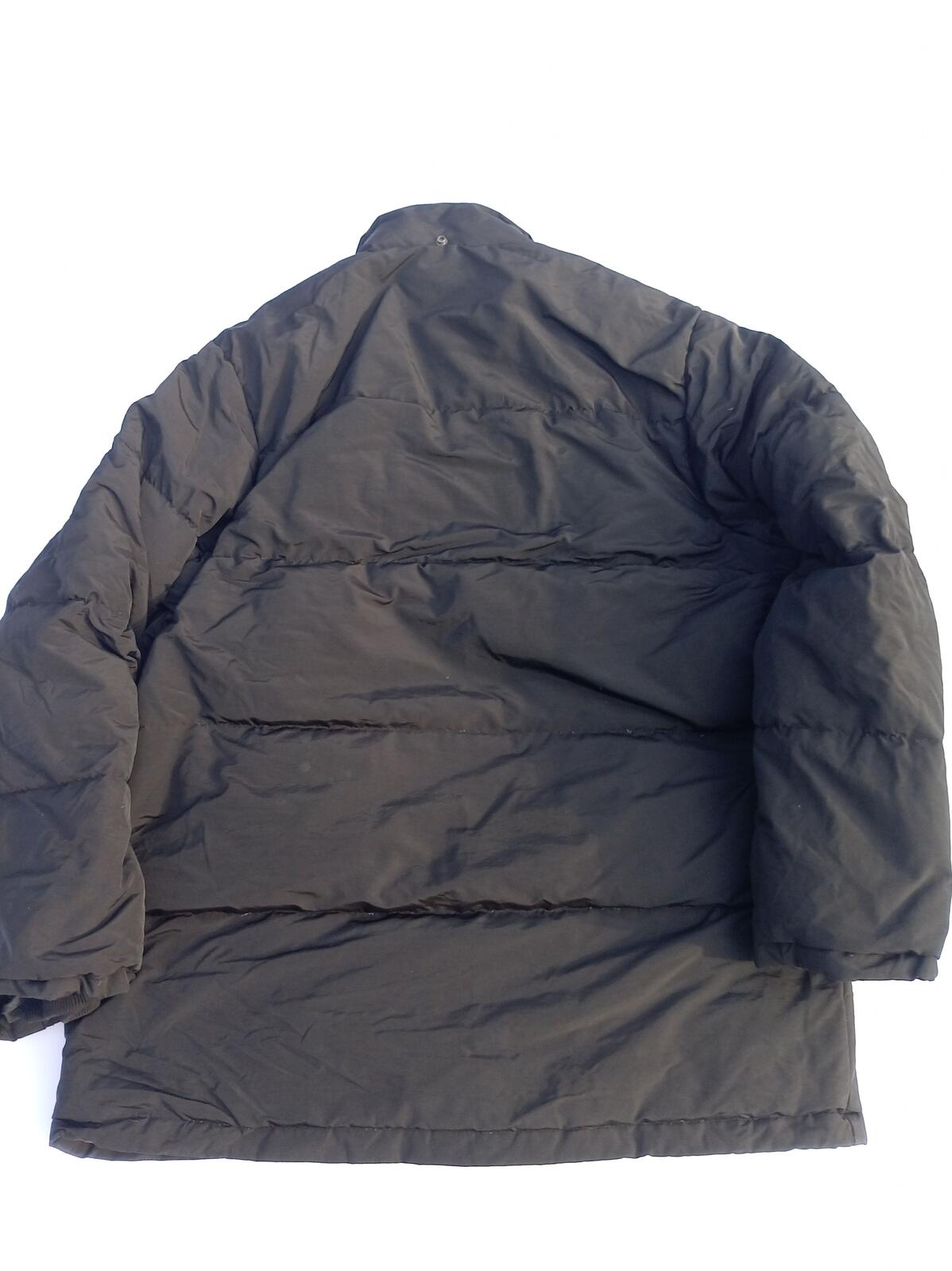 Vintage Levi's Down Puffer Jacket Men's Large Heavy Black Parka Coat 90s Winter