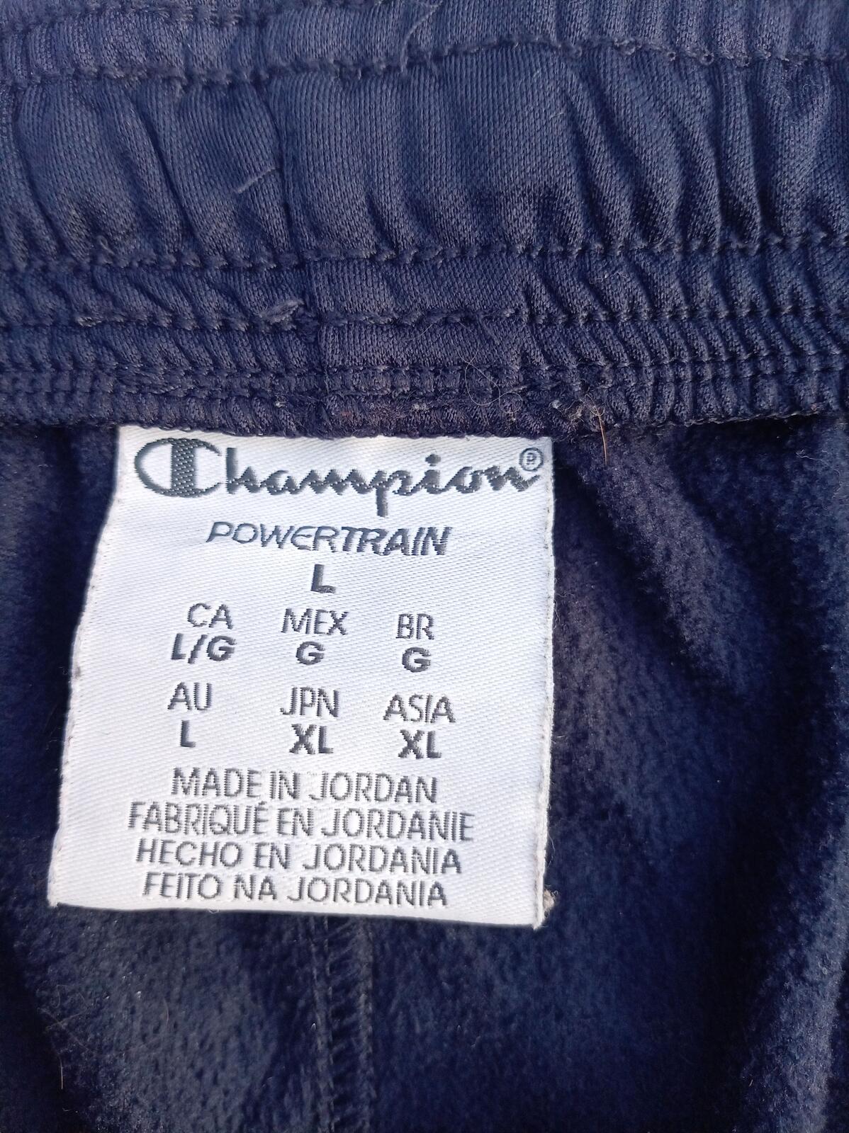 Champion Powertrain Black Athletic Track Pants Size L