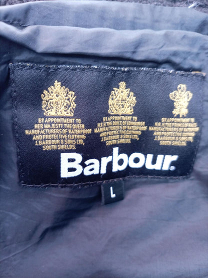 Modern Vintage Barbour Flyer Polarquilt Men's Jacket Black Size L