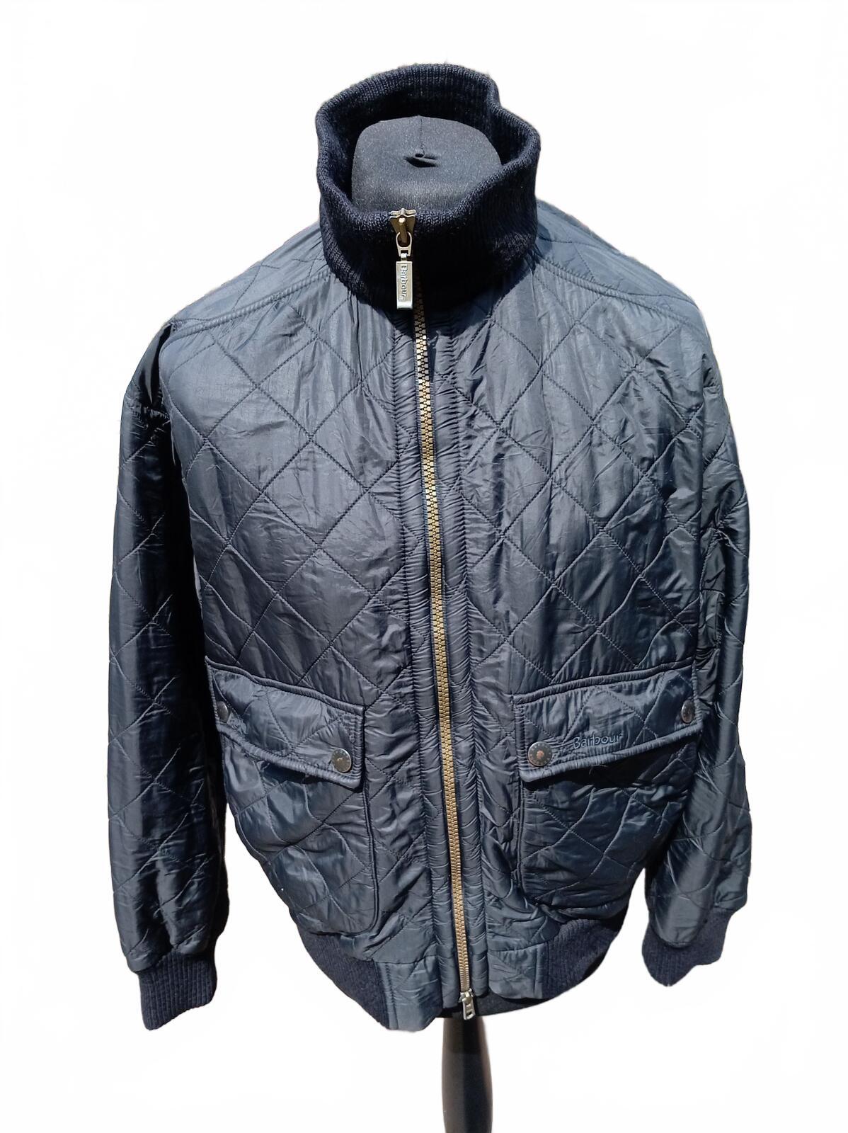 Modern Vintage Barbour Flyer Polarquilt Men's Jacket Black Size L