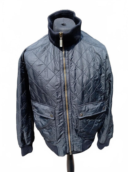 Modern Vintage Barbour Flyer Polarquilt Men's Jacket Black Size L