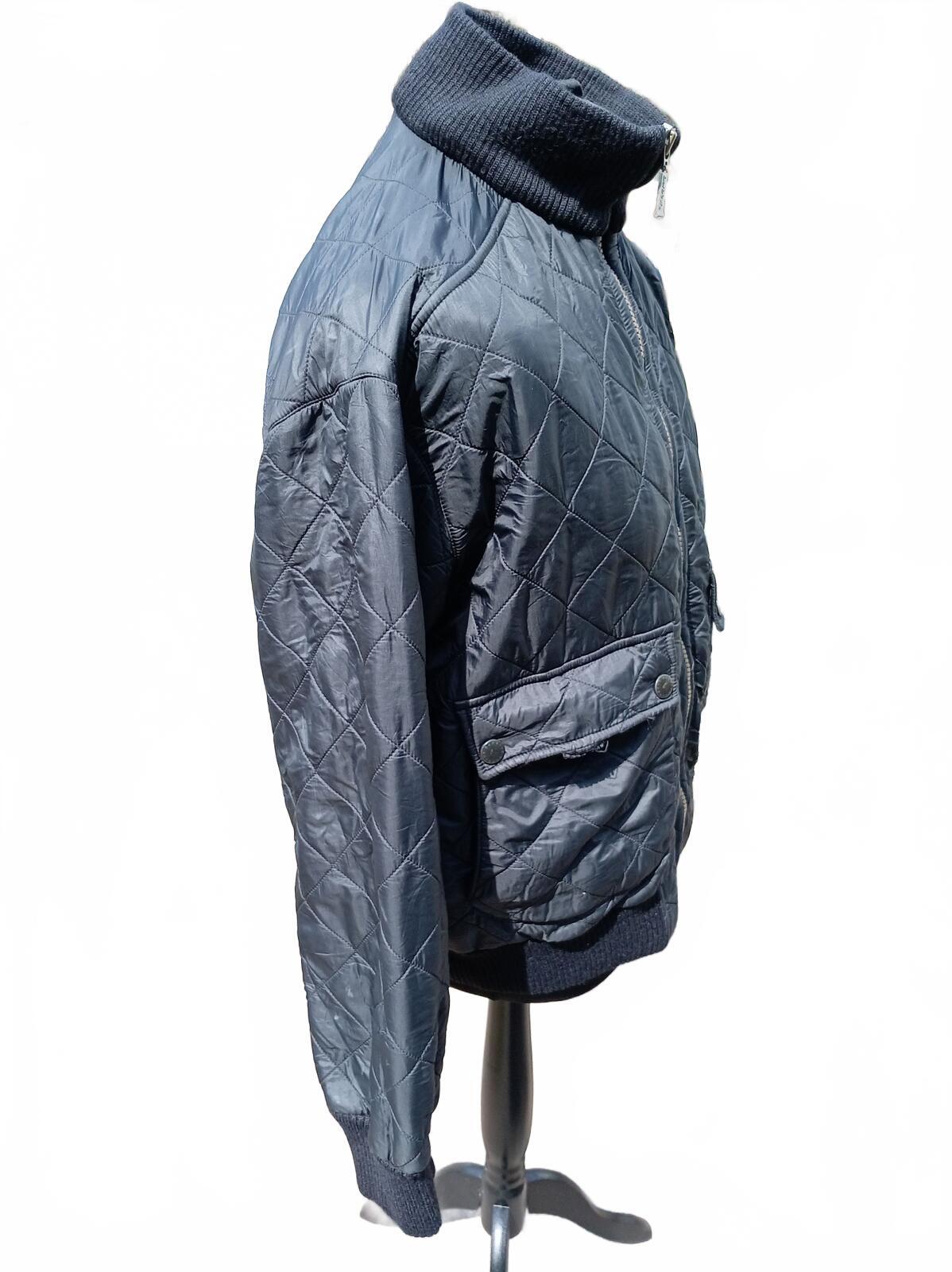 Modern Vintage Barbour Flyer Polarquilt Men's Jacket Black Size L
