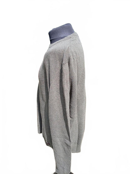 Barbour Men's Cable Knit Jumper Olive Green XXL 100% Lambswool (28" Pit to Pit)