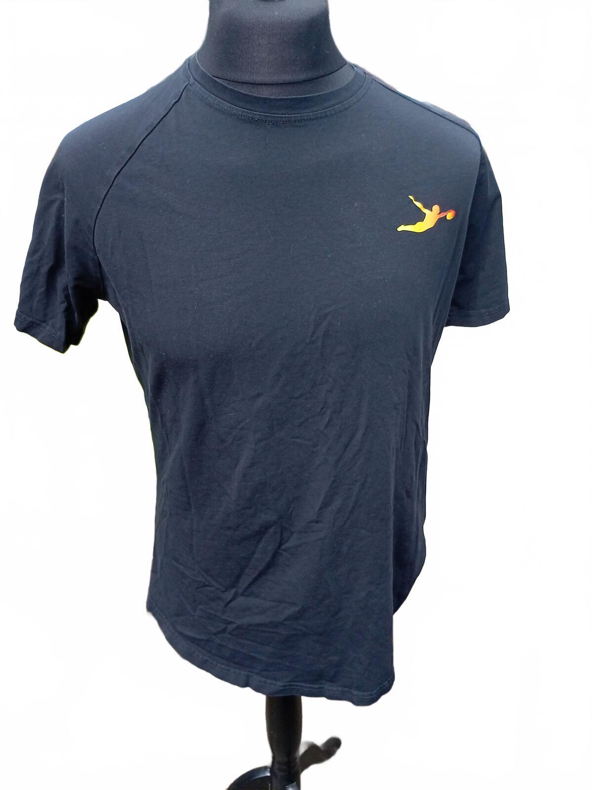 Kratos Performance Black T-Shirt with Yellow Logo - Large