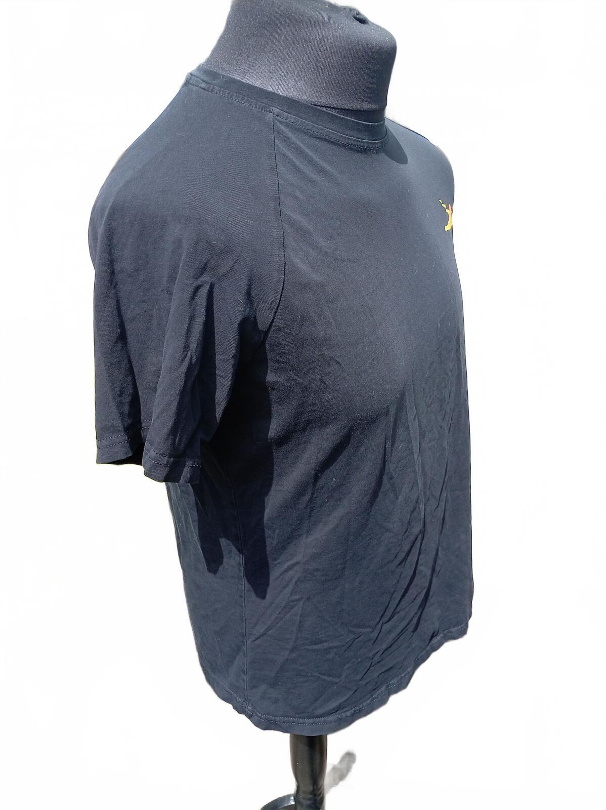 Kratos Performance Black T-Shirt with Yellow Logo - Large