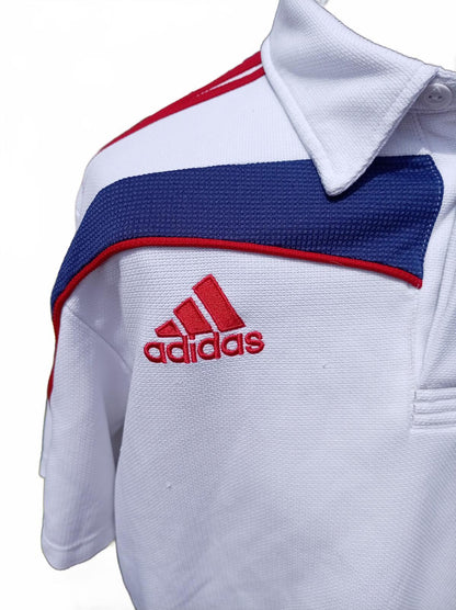 Adidas British & Irish Lions 2009 Tour Rugby Polo Shirt White Mens L Vintage