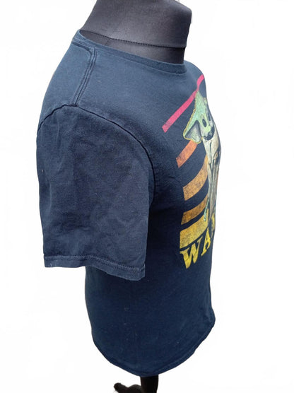 Star Wars Grogu The Child Wanted T Shirt Navy Blue Mens Medium M Mandalorian