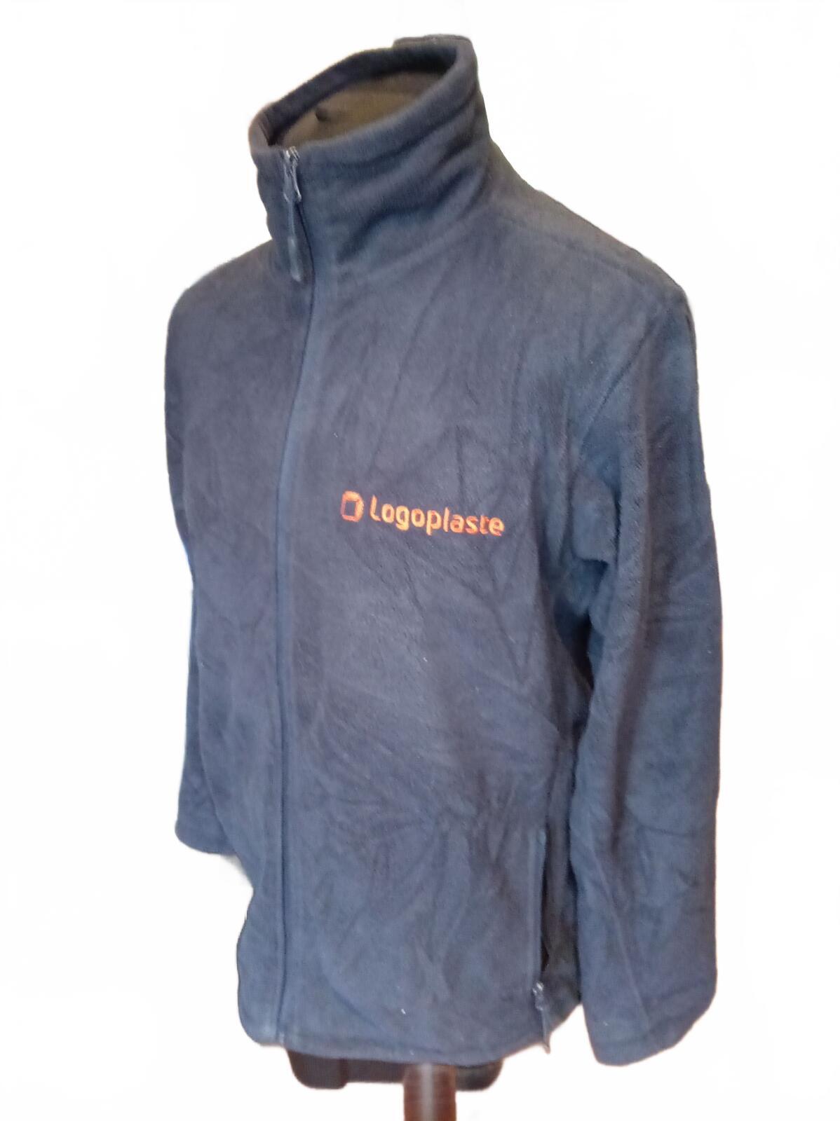 Logoplaste Navy Blue Fleece Jacket with Full Zip - Large