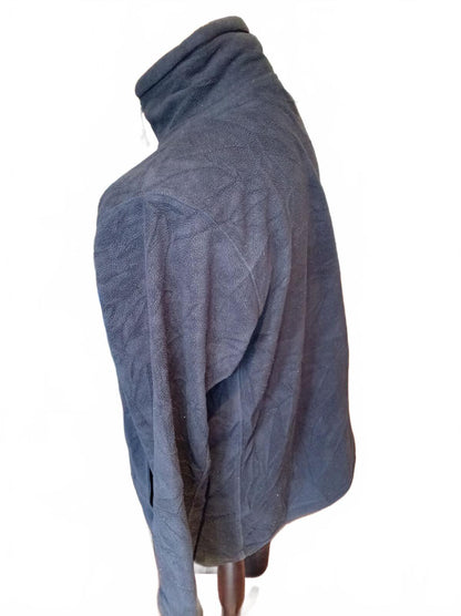 Logoplaste Navy Blue Fleece Jacket with Full Zip - Large