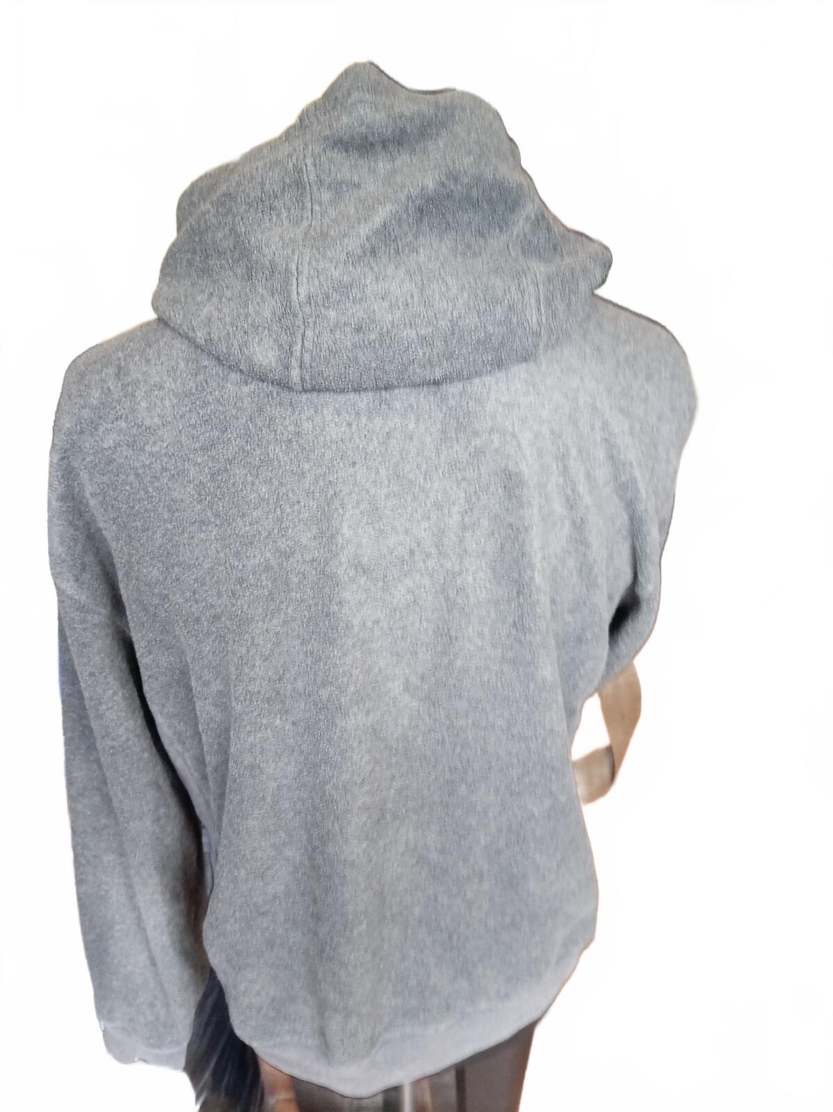 GAP Grey Hooded Sweatshirt Hoodie - Small - 20" Pit to Pit