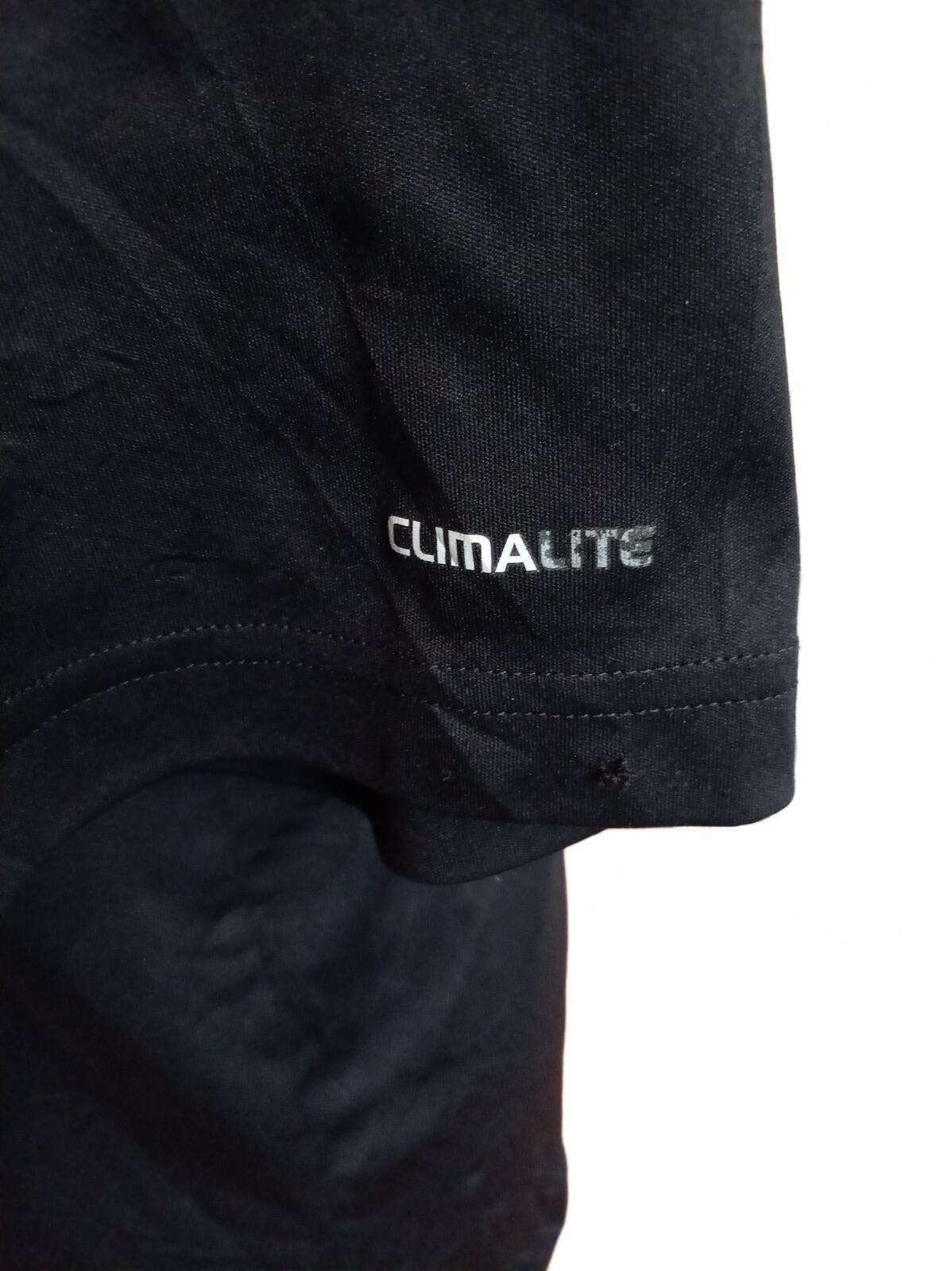 Adidas Climalite Black Gym T-Shirt Men’s Size Large 22" Pit to Pit