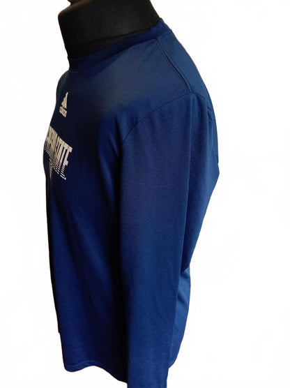 Adidas Fresno State Hoops Long Sleeve Shirt Navy Men’s Medium NCAA Basketball