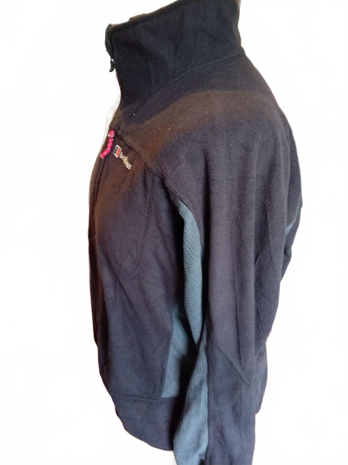 Berghaus Prism Micro Fleece Black Half Zip Men's Size Large
