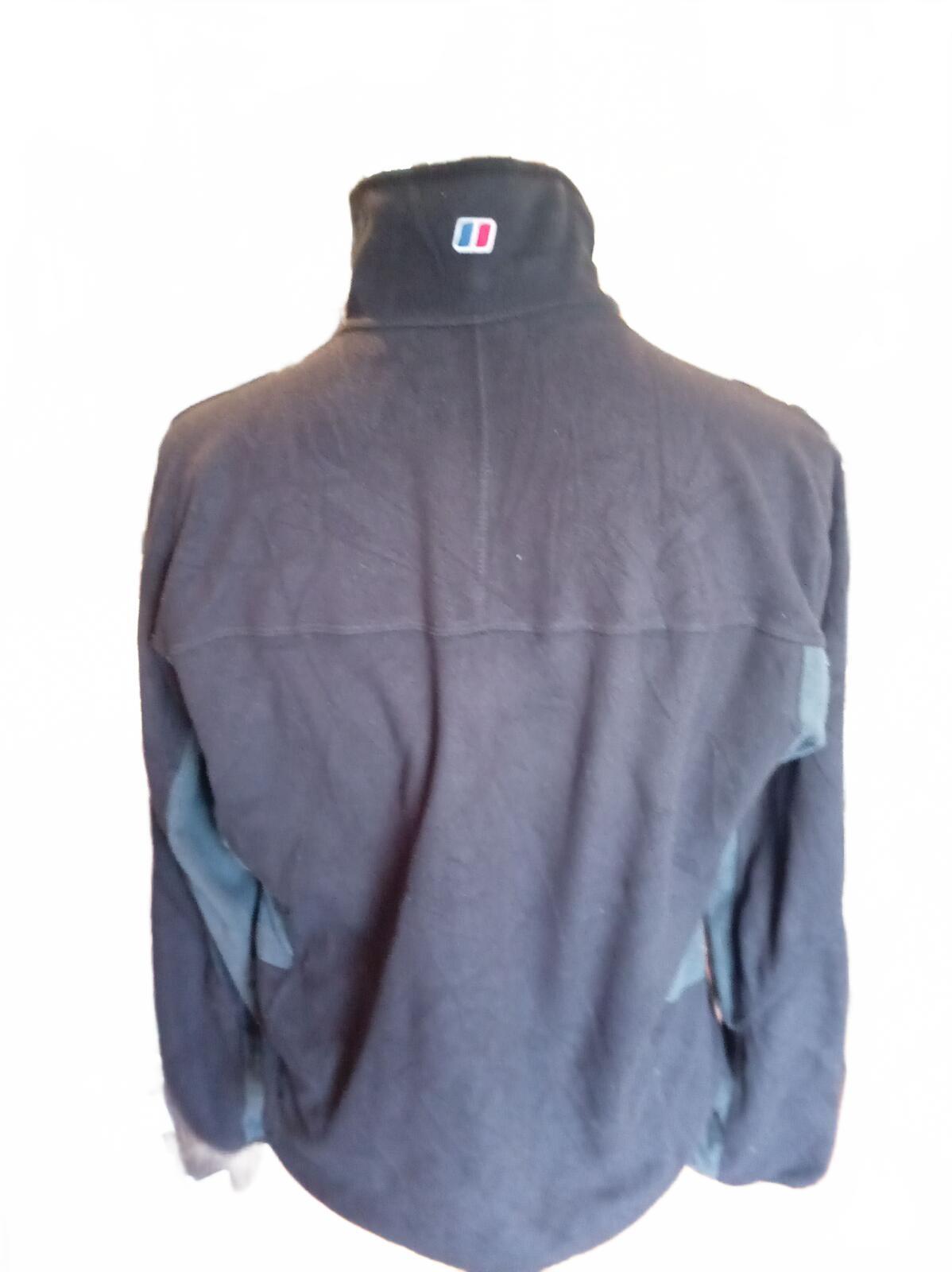 Berghaus Prism Micro Fleece Black Half Zip Men's Size Large