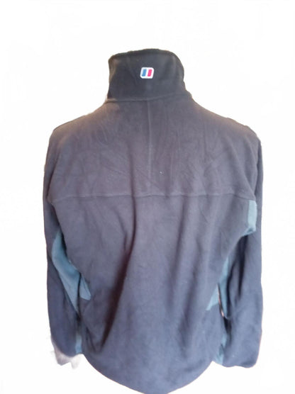 Berghaus Prism Micro Fleece Black Half Zip Men's Size Large