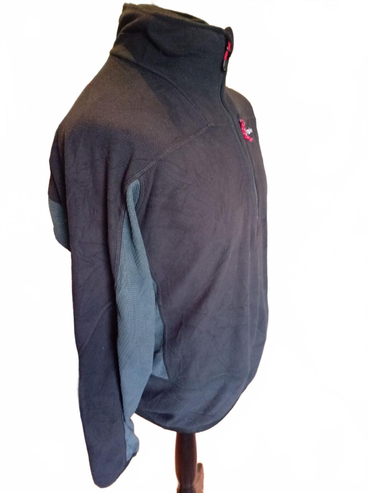 Berghaus Prism Micro Fleece Black Half Zip Men's Size Large