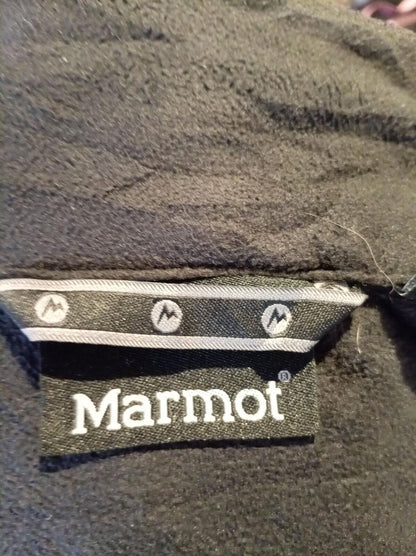 Marmot Black Full Zip Microfleece Jacket Men’s Size XL Outdoor Hiking