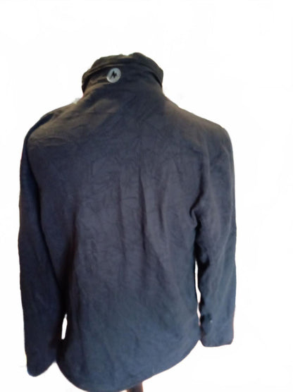 Marmot Black Full Zip Microfleece Jacket Men’s Size XL Outdoor Hiking