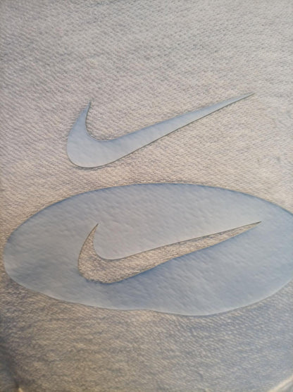 Nike Swoosh League Grey French Terry Crewneck Sweatshirt Men's Medium DM5464-051