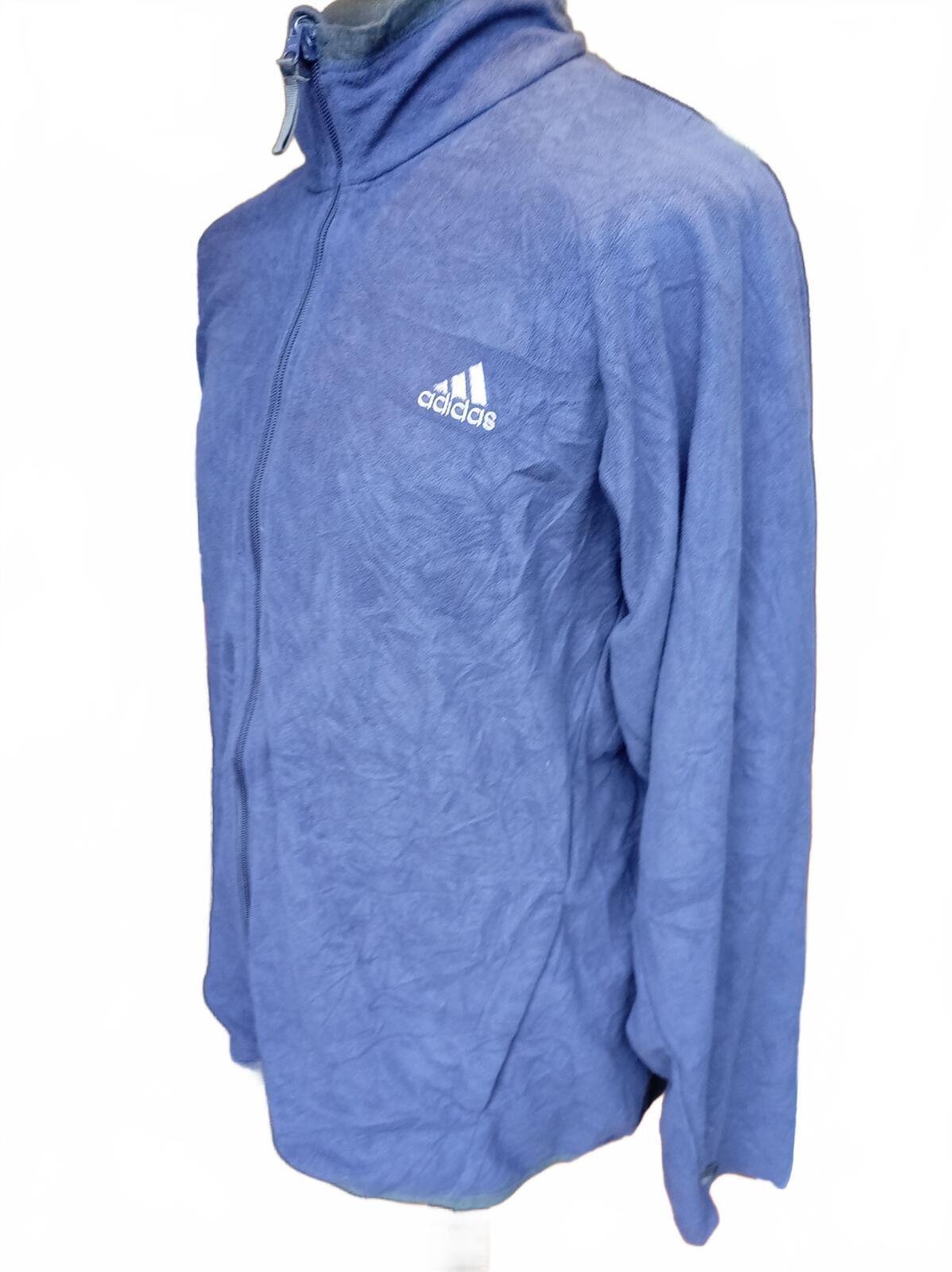 Vintage 2007 Adidas Full Zip Blue Track Jacket Men's Size XL Flawless
