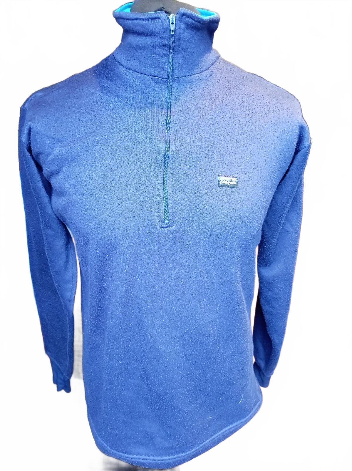 Vintage 90s Patagonia Capilene 1/4 Zip Fleece Pullover Royal Blue Men's Large