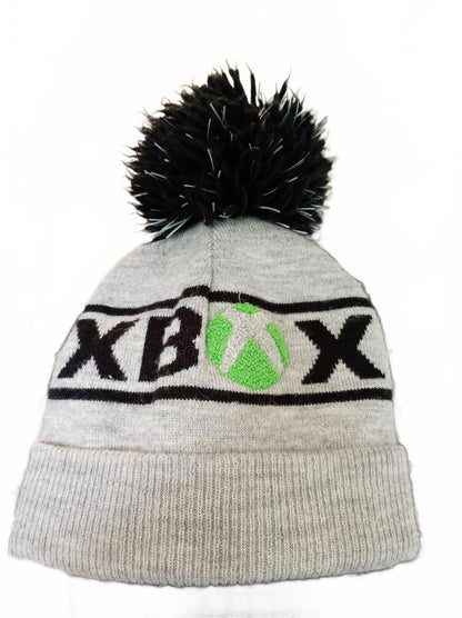 Official Xbox Grey Knitted Bobble Beanie Hat