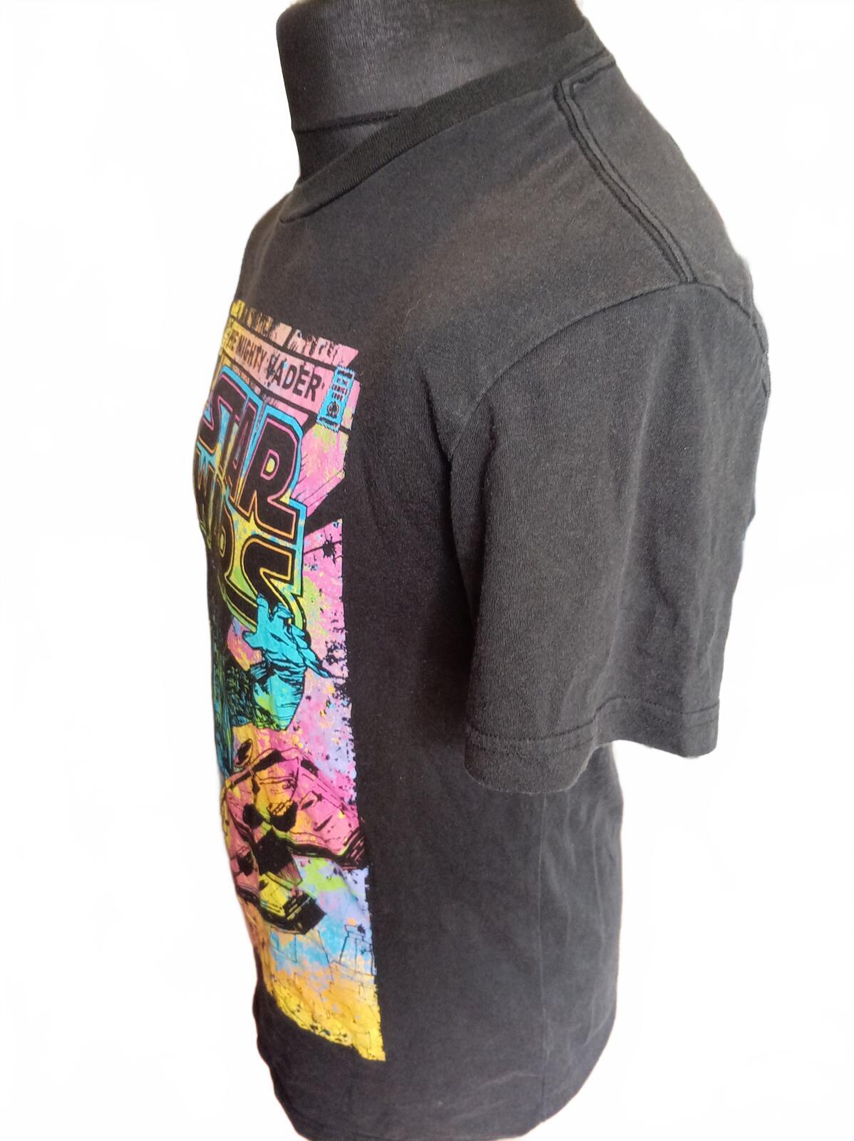 Official Star Wars Darth Vader Retro Neon Comic Graphic T-Shirt Men's Small
