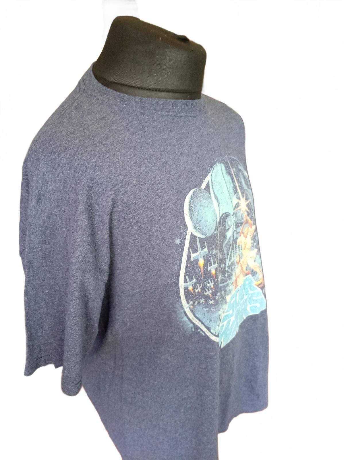 Official Star Wars Retro 1977 Movie Poster T-Shirt Men's XL (23" P2P)
