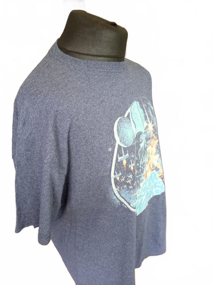 Official Star Wars Retro 1977 Movie Poster T-Shirt Men's XL (23" P2P)