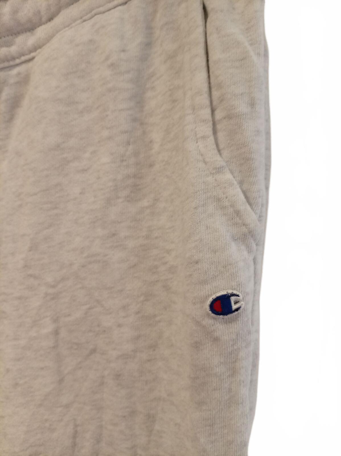 Champion Grey Script Logo Varsity Cuffed Joggers Men's Size XL