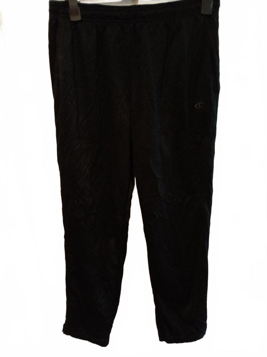 Champion Black Athletic Track Pants - Large