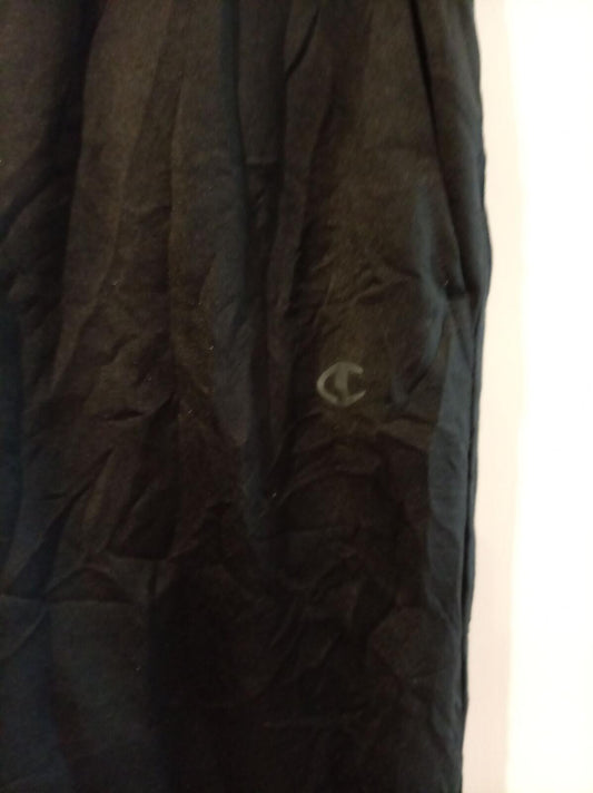Champion Black Athletic Track Pants - Large