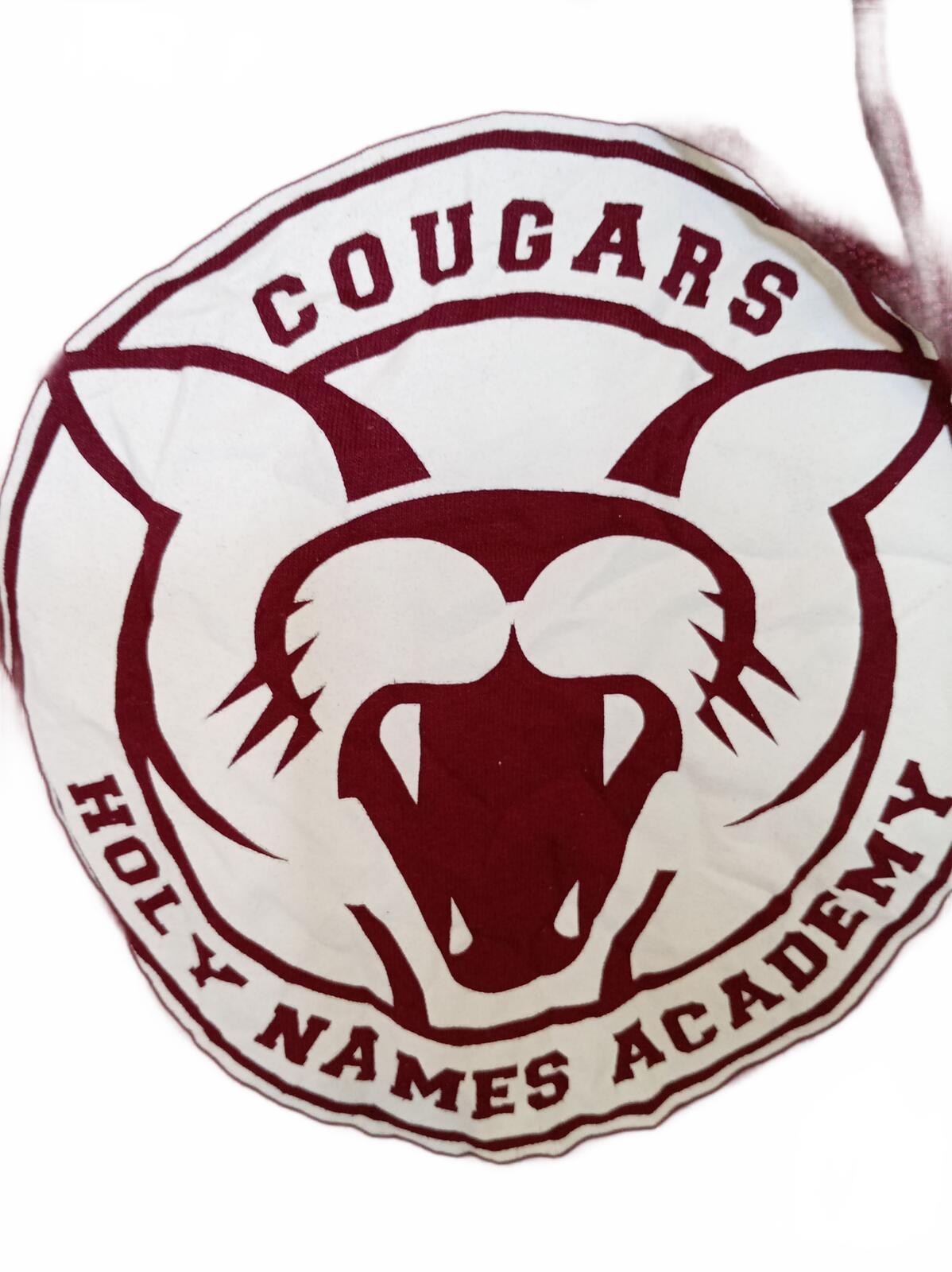 Holy Names Academy Cougars Maroon Hoodie Sweatshirt - Medium