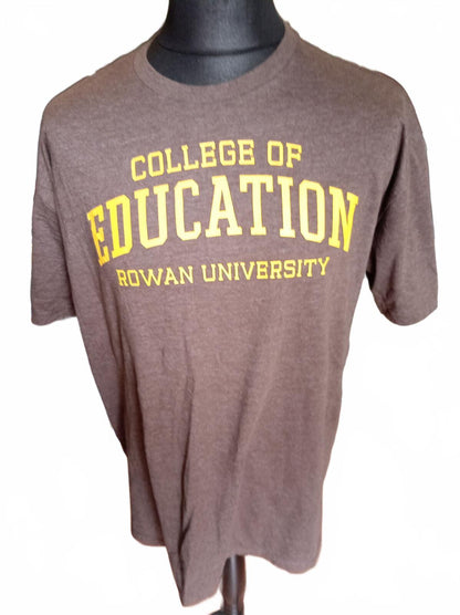 Rowan University College of Education Brown T-Shirt - XL