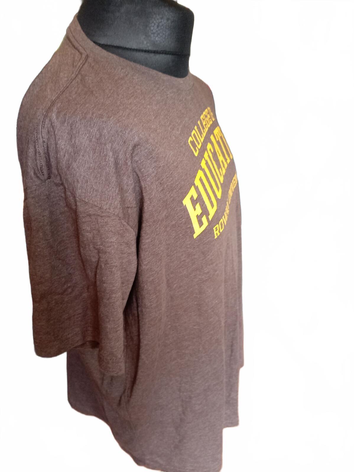 Rowan University College of Education Brown T-Shirt - XL