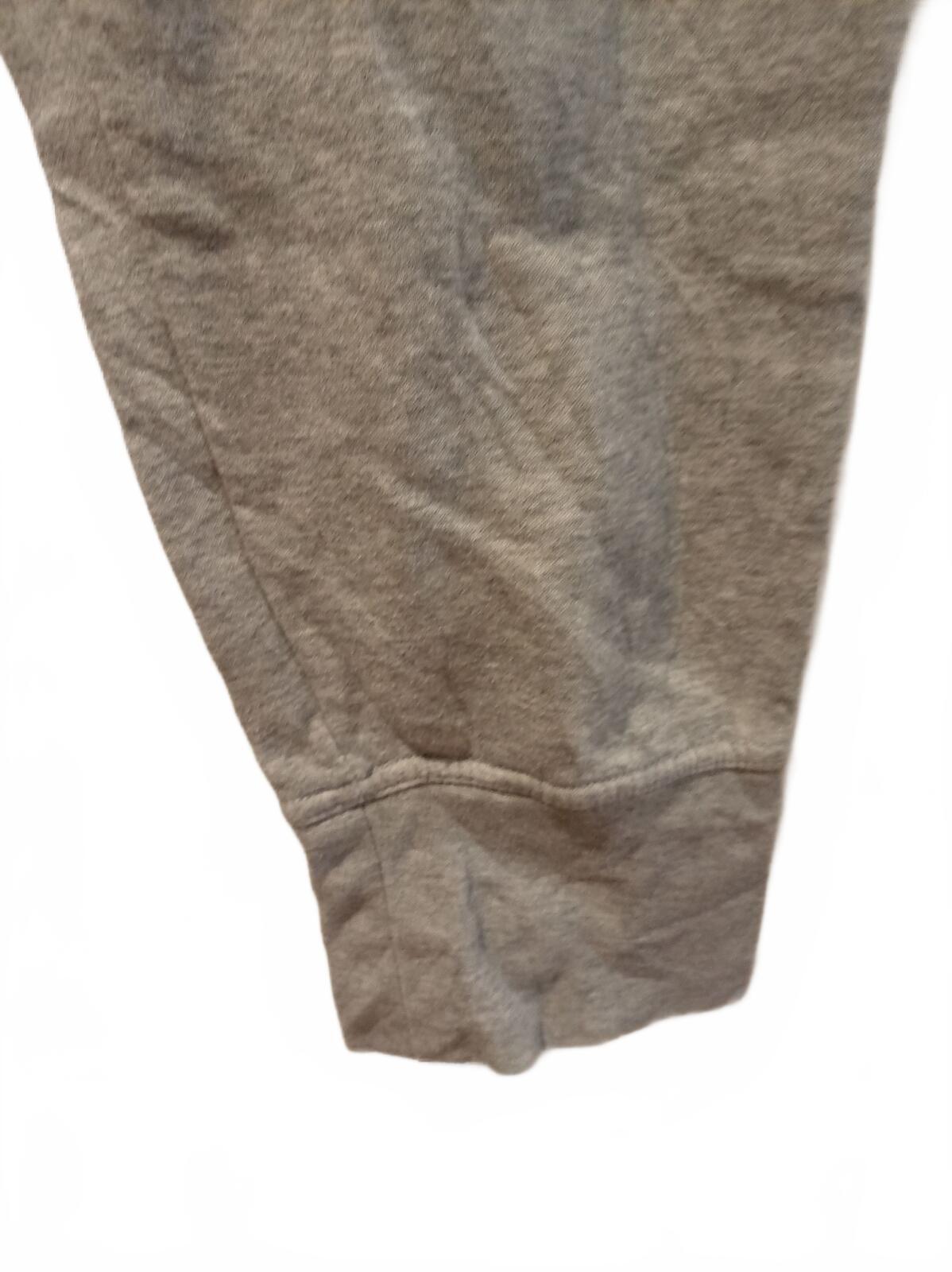Reebok Grey Jogger Sweatpants with Drawstring Waist - Medium