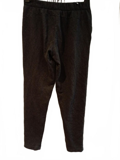 Puma Grey Sweatpants with Elastic Waistband - Small