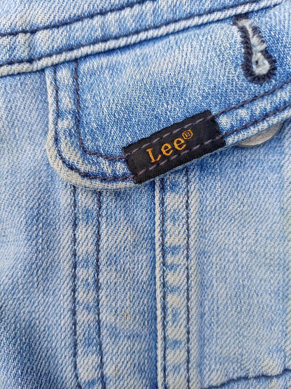 Lee Women's Rider Denim Trucker Jacket (4443J) - Light Wash Blue - Size Small