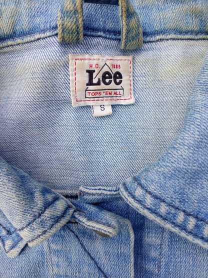 Lee Women's Rider Denim Trucker Jacket (4443J) - Light Wash Blue - Size Small