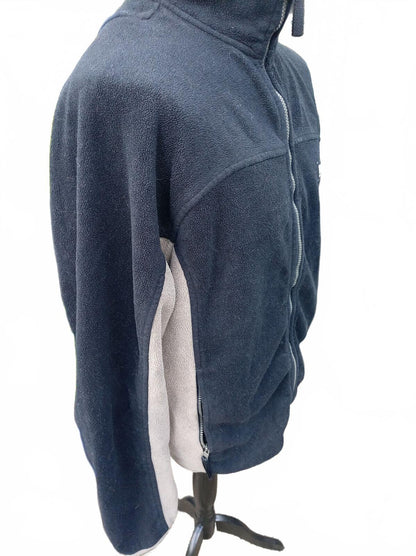Helly Hansen Montreal 72025 Fleece Jacket Black Beige Two-Tone Full Zip Men's L