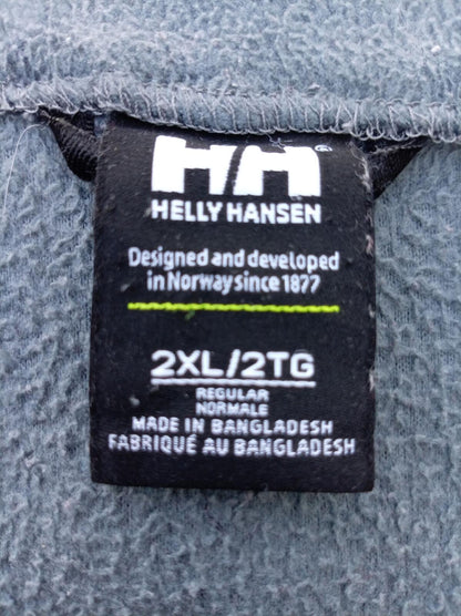 Helly Hansen Daybreaker 51598 Fleece Jacket Grey Full Zip Polartec Men's 2XL
