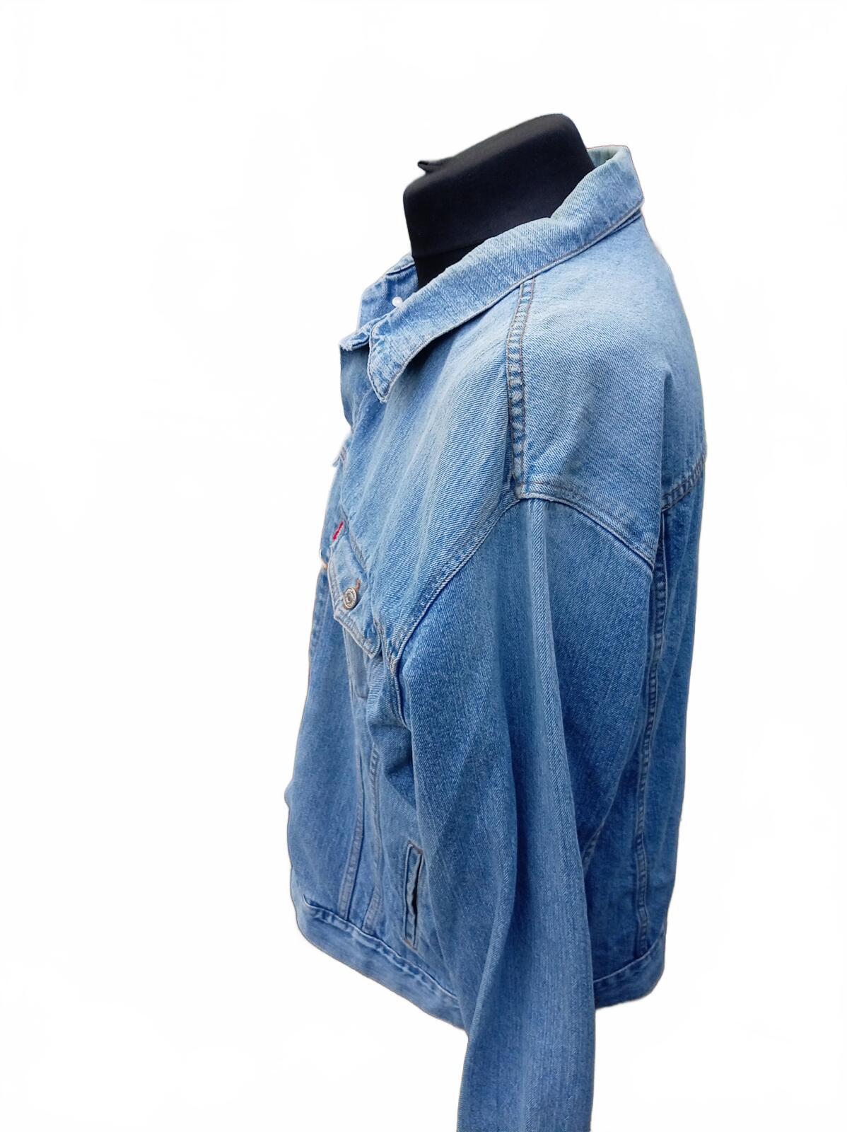 Vintage 90s Levis 70507 0500 Denim Trucker Jacket Men's XL Oversized Light Wash