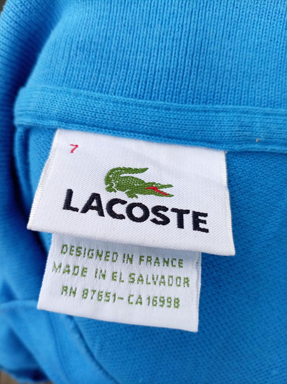 Lacoste Mens Polo Shirt XXL Size 7 Electric Blue Classic Piqué Short Sleeve