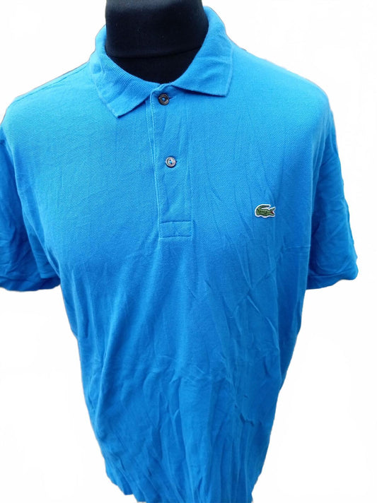 Lacoste Mens Polo Shirt XXL Size 7 Electric Blue Classic Piqué Short Sleeve