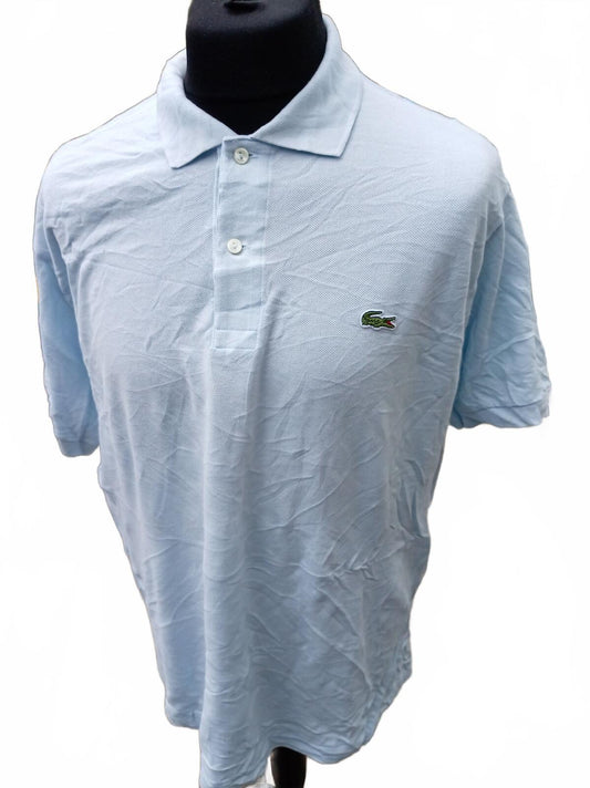 Lacoste Mens Polo Shirt XXL Size 7 Light Baby Blue Classic Piqué BNWT New Tags