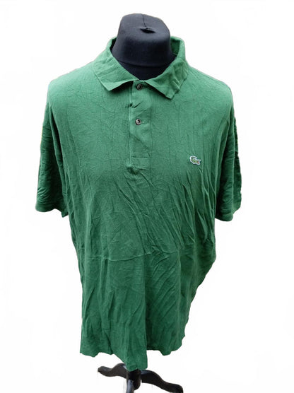 Lacoste Mens Polo Shirt 3XL Size 8 Forest Green Classic Piqué Big & Tall
