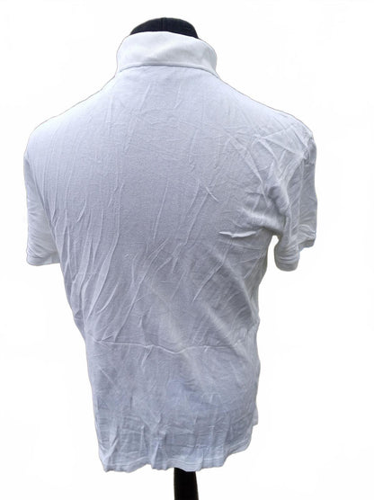 Lacoste Mens Polo Shirt White Slim Fit Size 6 XL Classic Piqué Short Sleeve