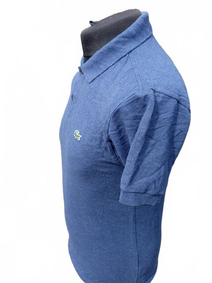 Lacoste Mens Polo Shirt Extra Small Size 2 Denim Blue Indigo Marl Piqué