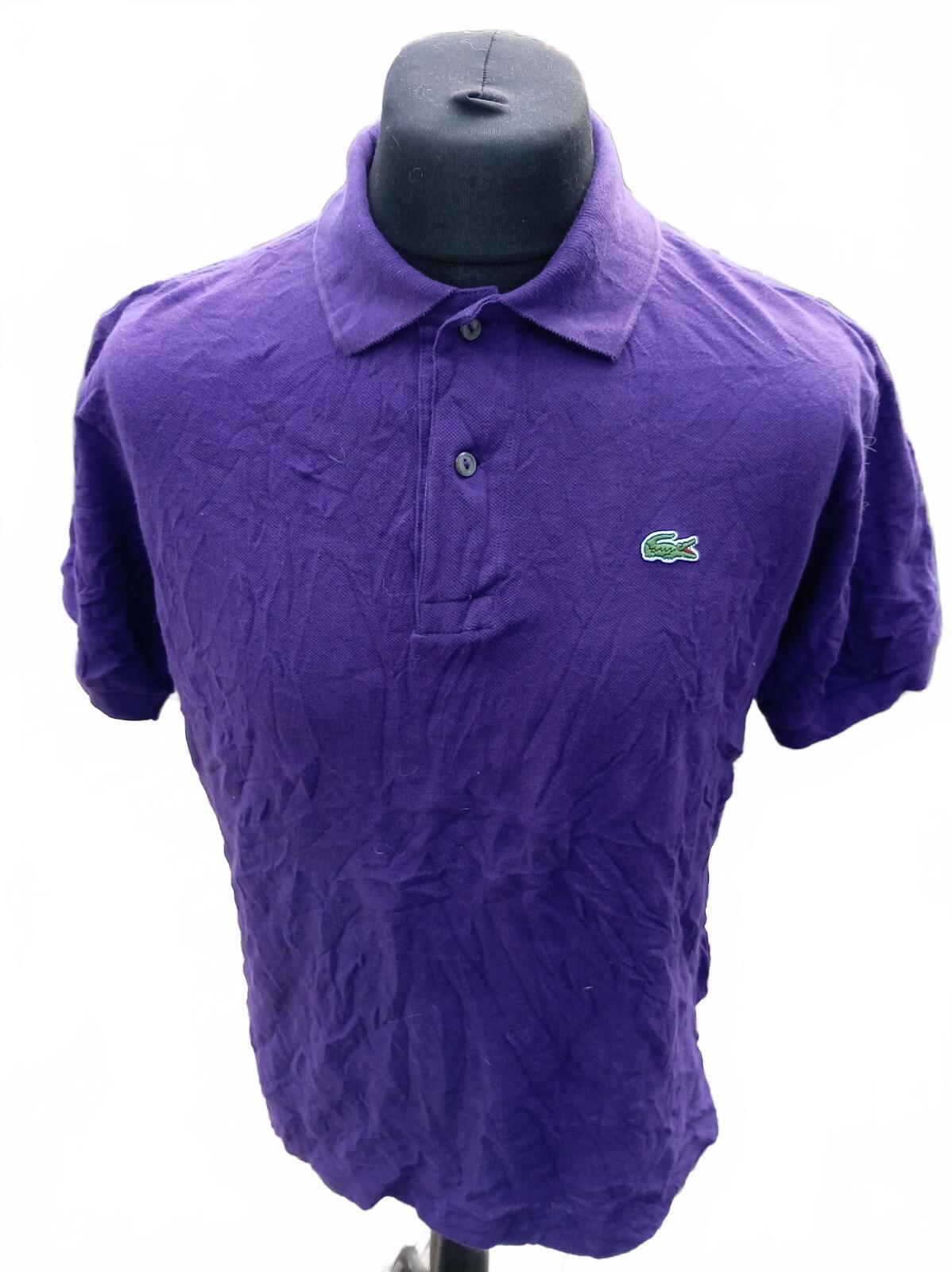 Lacoste Men’s Classic Pique Polo Shirt Purple Grape Size 6 XL Extra Large