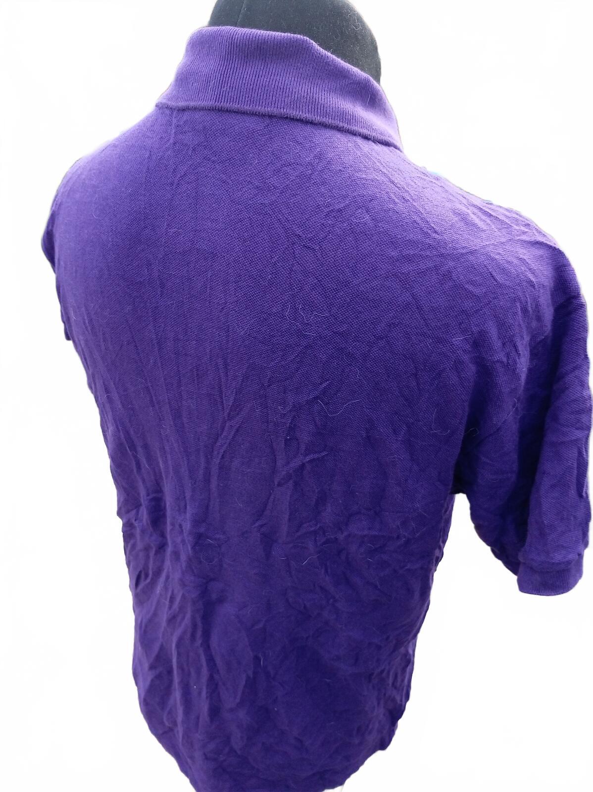 Lacoste Men’s Classic Pique Polo Shirt Purple Grape Size 6 XL Extra Large